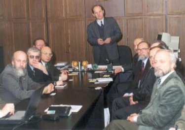 Встреча с делегацией Полоцкого государственного университета. 18 января 2001 года.